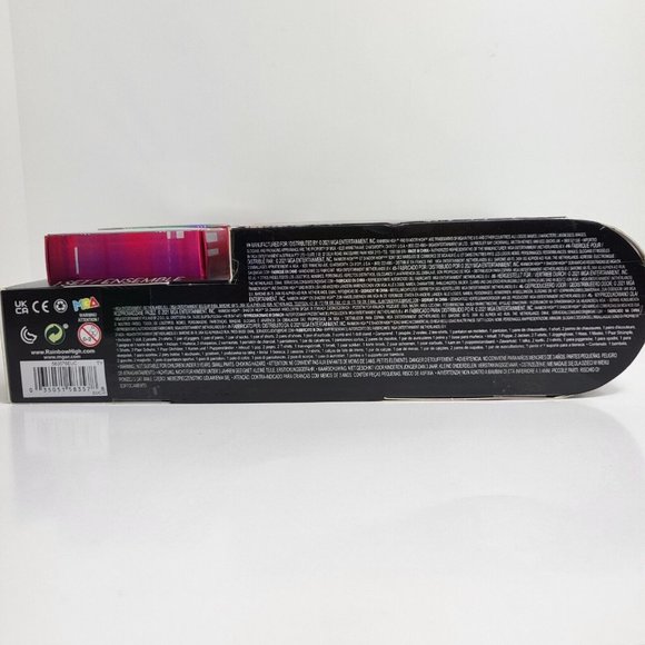 Rainbow High Shadow High Series 1 Ash Silverstone Greyscale Boy Fashion Doll New - Picture 15 of 16